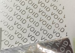 防揭VOID防伪标签-哑银材料